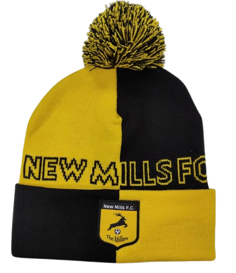 Official Chequered Two-Tone Bobble Hat