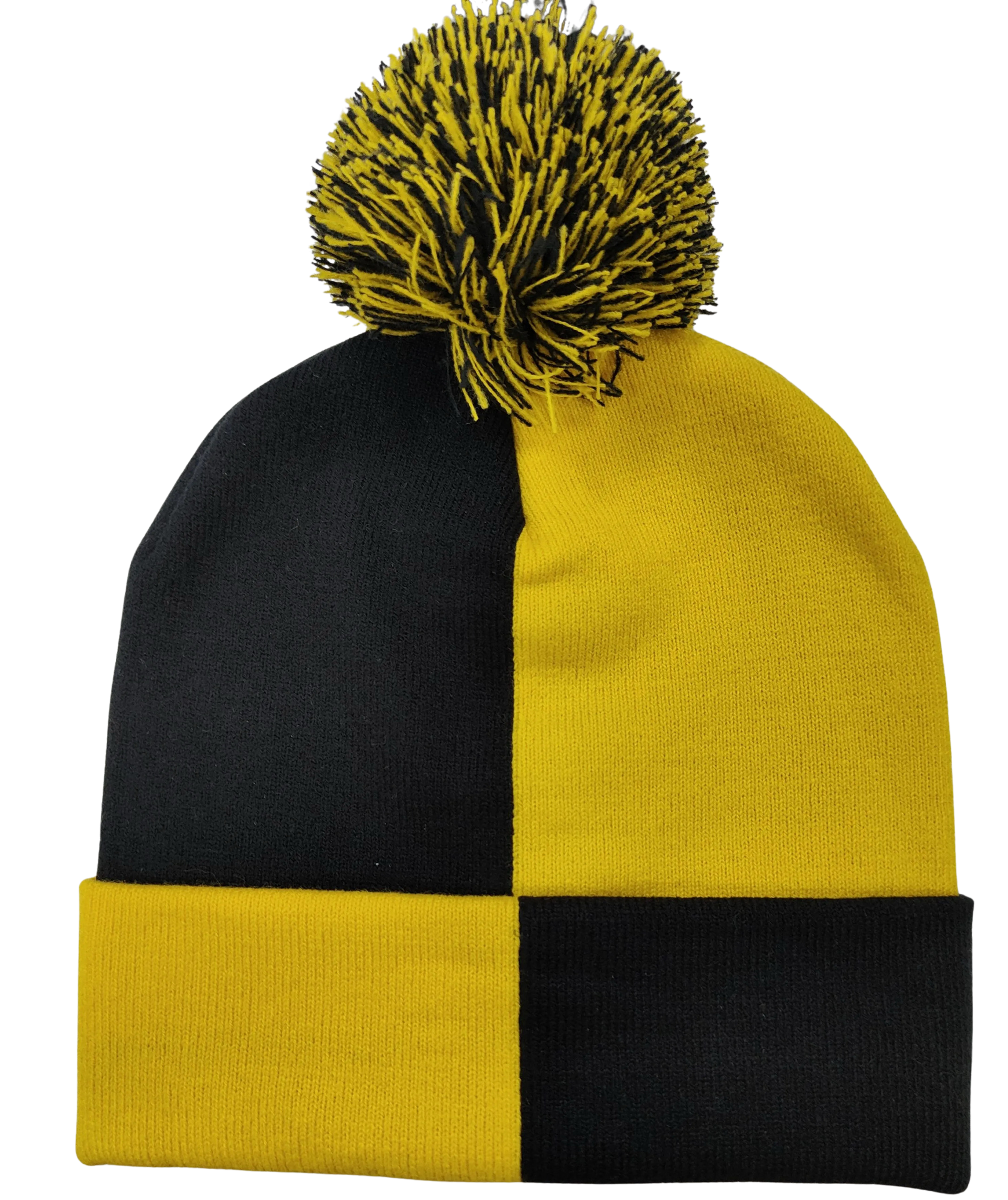 Official Chequered Two-Tone Bobble Hat