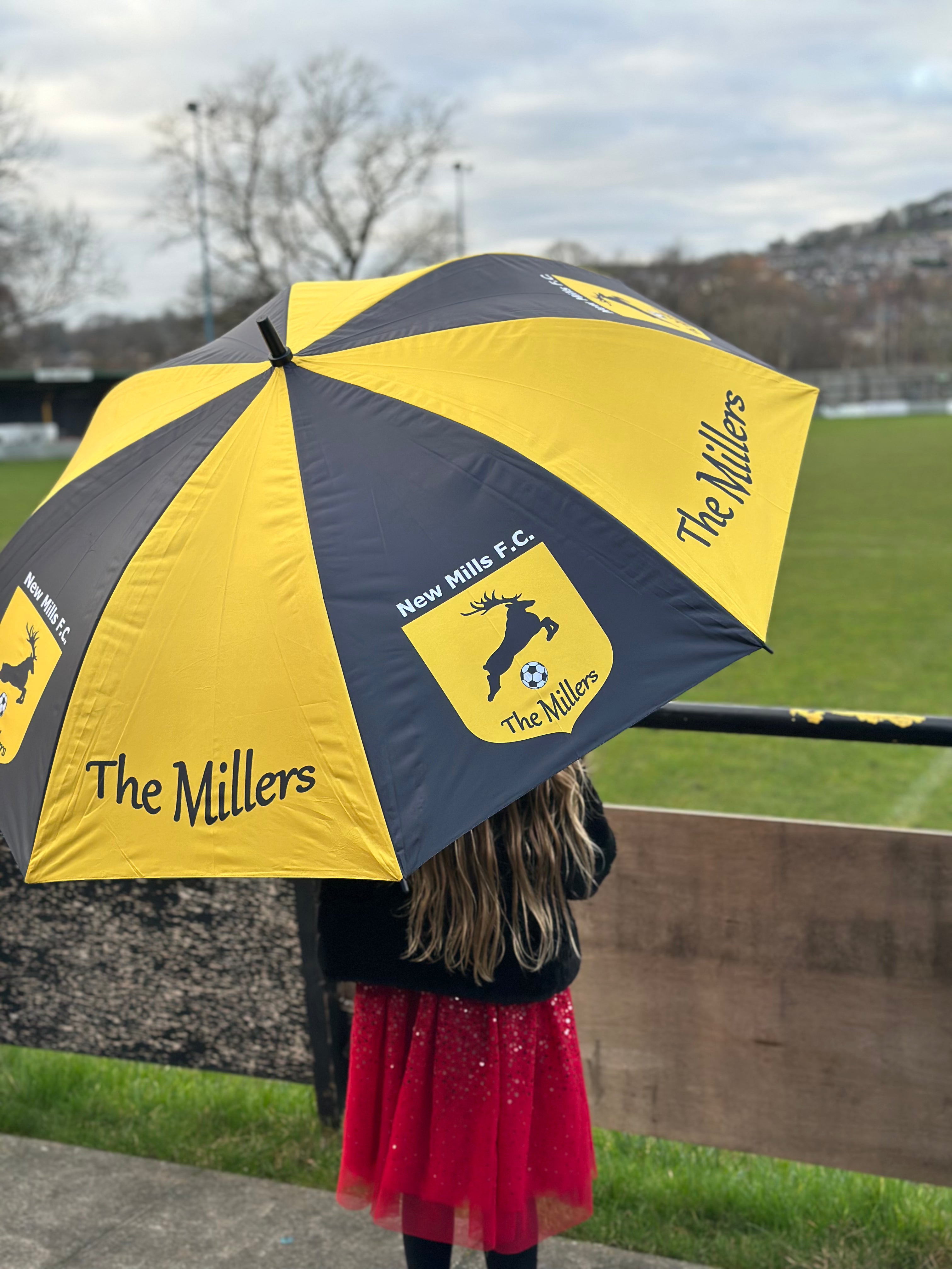 Official New Mills FC Golf Umbrella