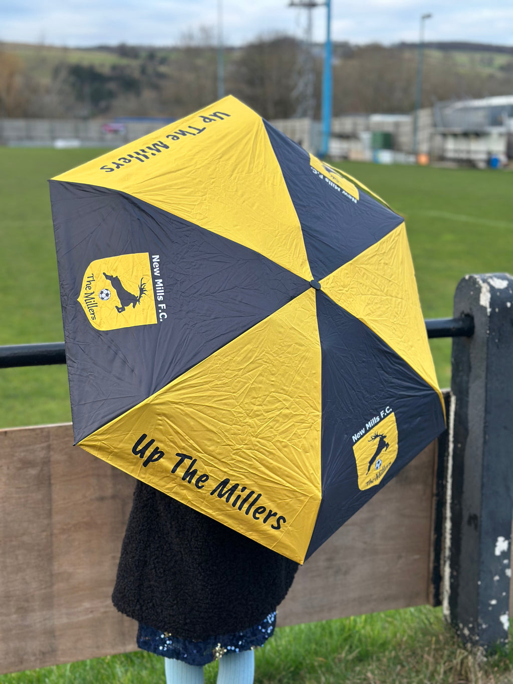 Official New Mills FC Pocket Umbrella